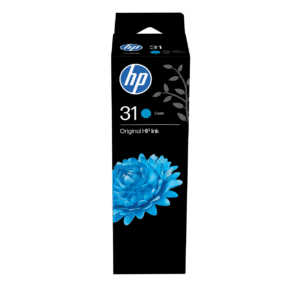 Botella de tinta Original HP 31 cian 70 ml