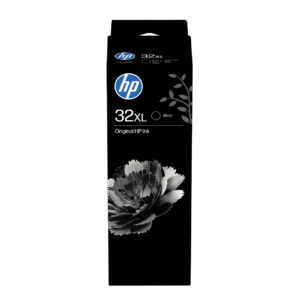 Botella de tinta Original HP 32XL negra de 135 ml