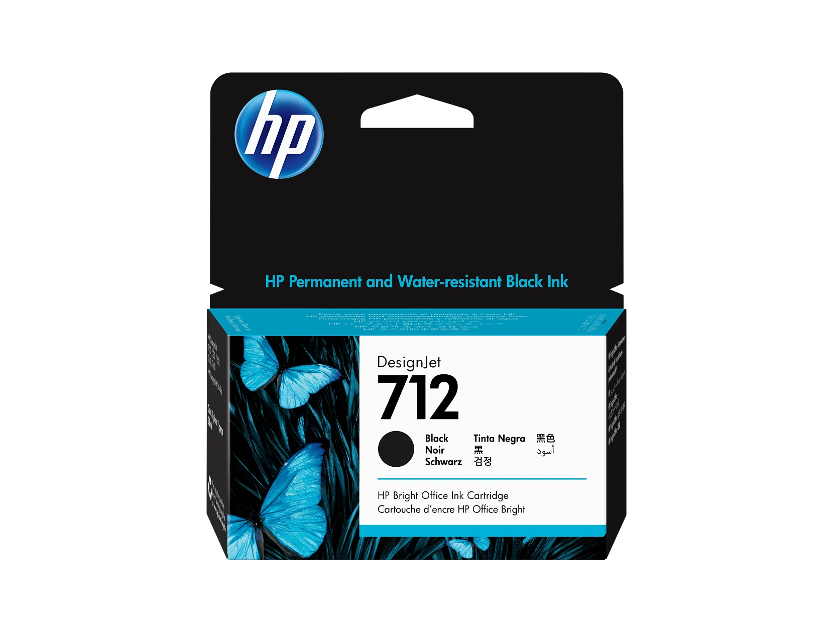 Cartucho de Tinta HP DesignJet 712 negro de 38 ml