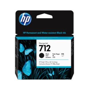 Cartucho de Tinta HP DesignJet 712 negro de 80 ml