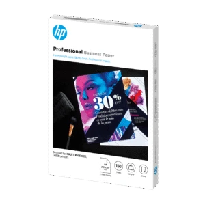 Papel para uso empresarial profesional HP, satinado, 180 g/m2, A4 (210 x 297 mm), 150 hojas