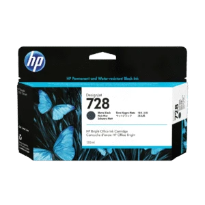 Cartucho de tinta HP DesignJet 728 negro mate de 130 ml