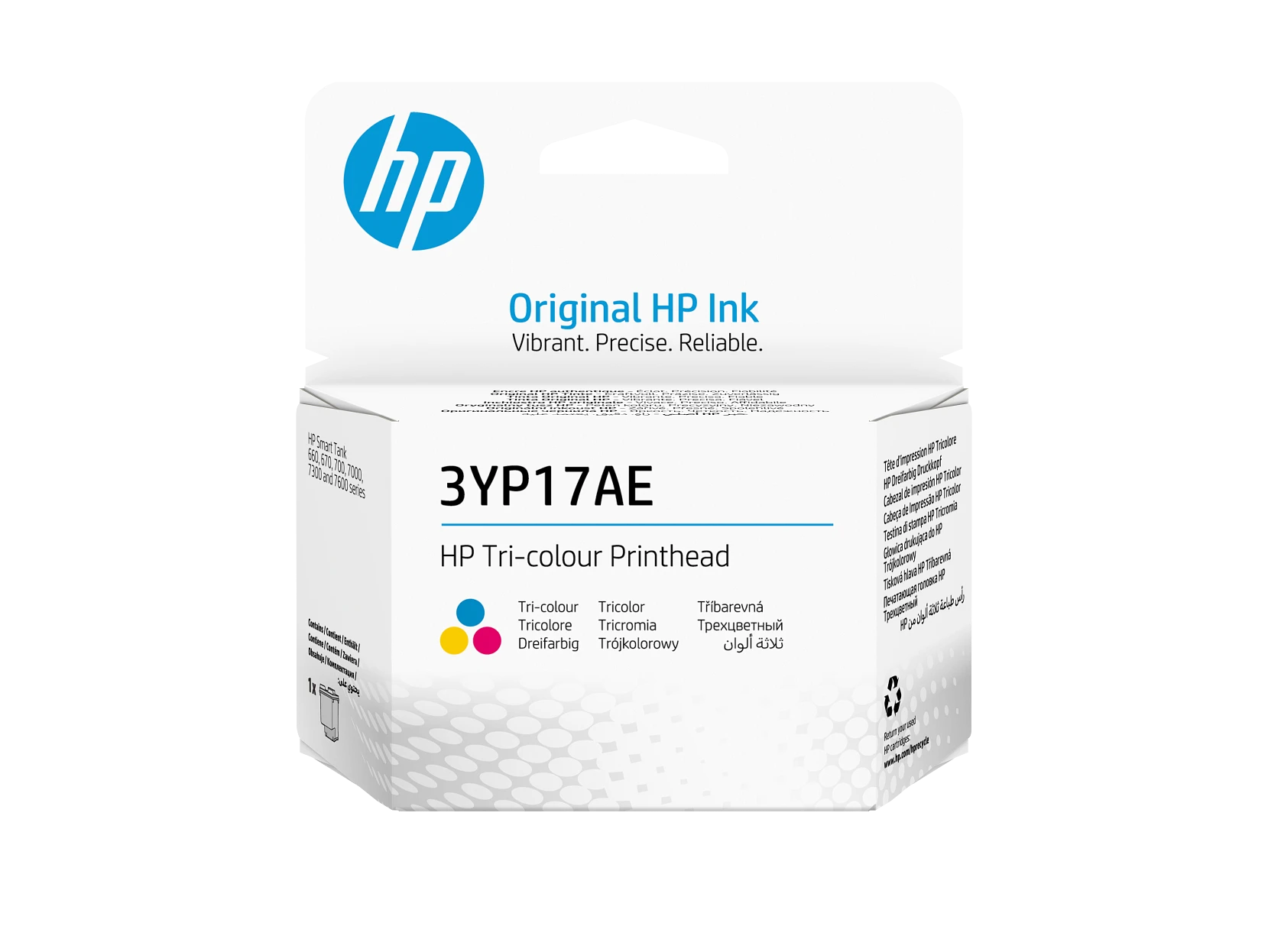 Cabezal de impresión HP Ink Tank tricolor
