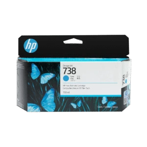 Cartucho de tinta cian HP DesignJet 738 de 130 ml