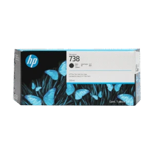Cartucho de tinta negra HP DesignJet 738 de 300 ml
