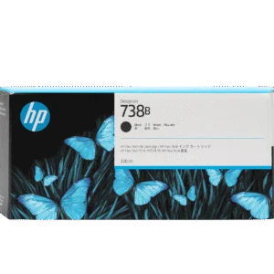 Cartucho de tinta negra HP DesignJet 738B de 300 ml