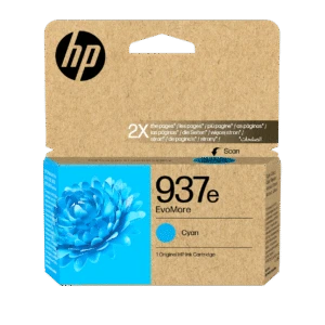 Cartucho de Tinta Original HP EvoMore 937e Cian – Alta Capac