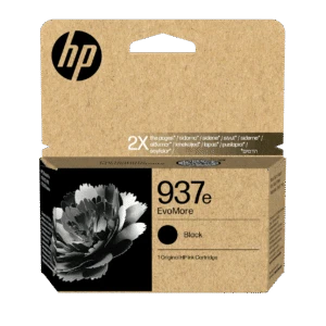 Cartucho de Tinta Original HP EvoMore 937e Negra – Alta Capa