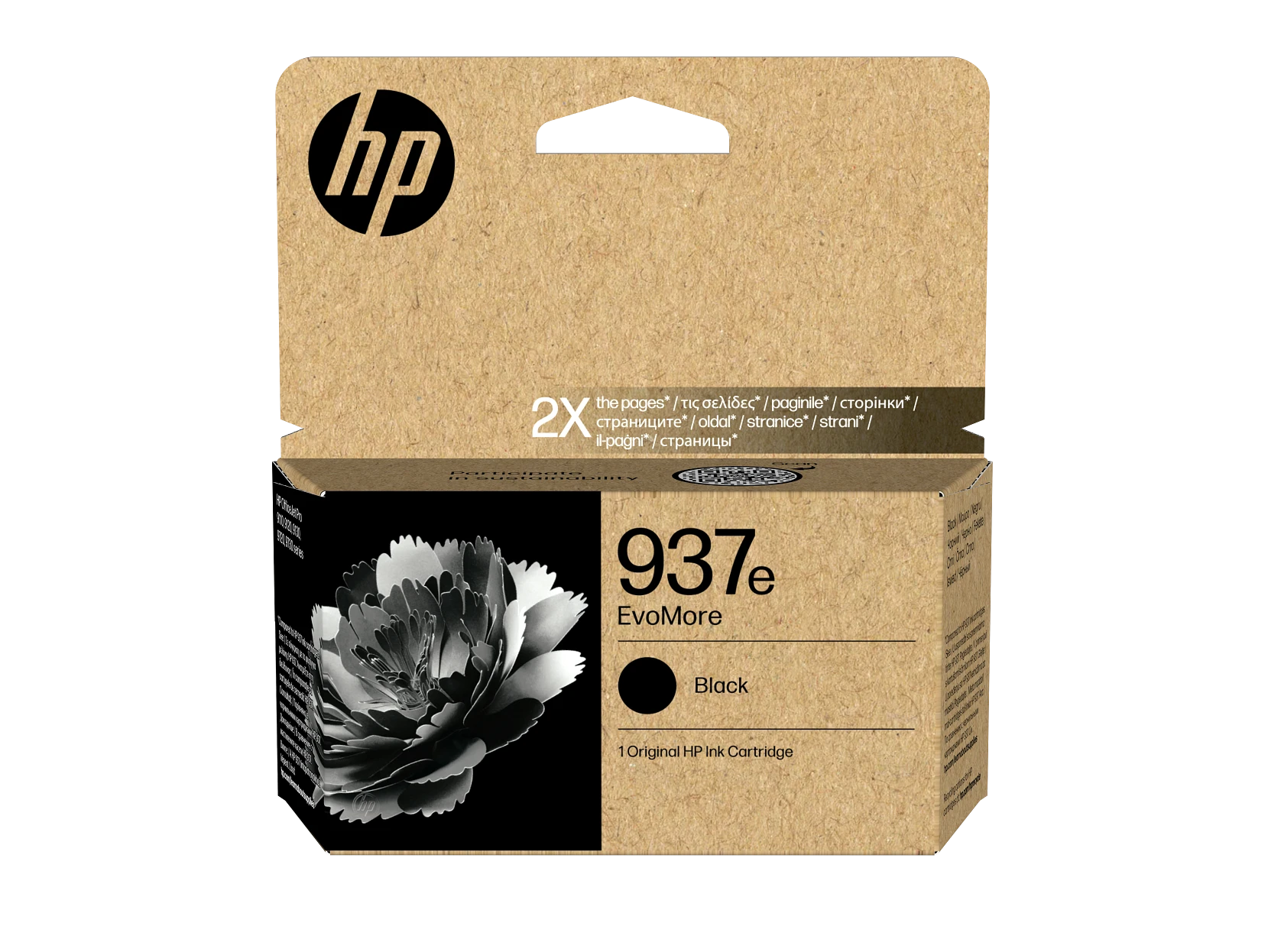 Cartucho de Tinta Original HP EvoMore 937e Negra – Alta Capa