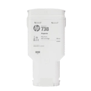 Cartucho de tinta amarilla HP DesignJet 738 de 300 ml