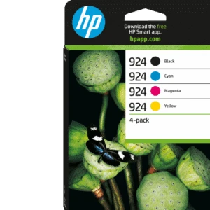 Paquete de 4 Cartuchos de Tinta Original HP 924 CMYK