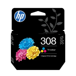 Paquete de 2 Cartuchos de Tinta Original HP 308 negra/tricolor