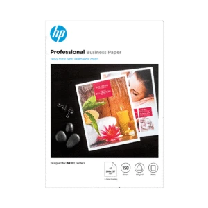 Papel para uso empresarial profesional HP, mate, 180 g/m2, A4 (210 x 297 mm), 150 hojas