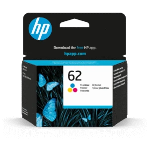 Cartucho de tinta original HP 62 tricolor