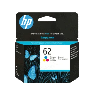 Cartucho de tinta original HP 62 tricolor