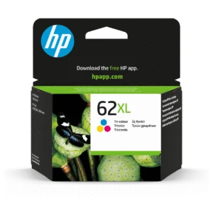 Cartucho de tinta original HP 62XL de alta capacidad tricolor