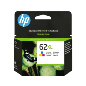 Cartucho de tinta original HP 62XL de alta capacidad tricolor