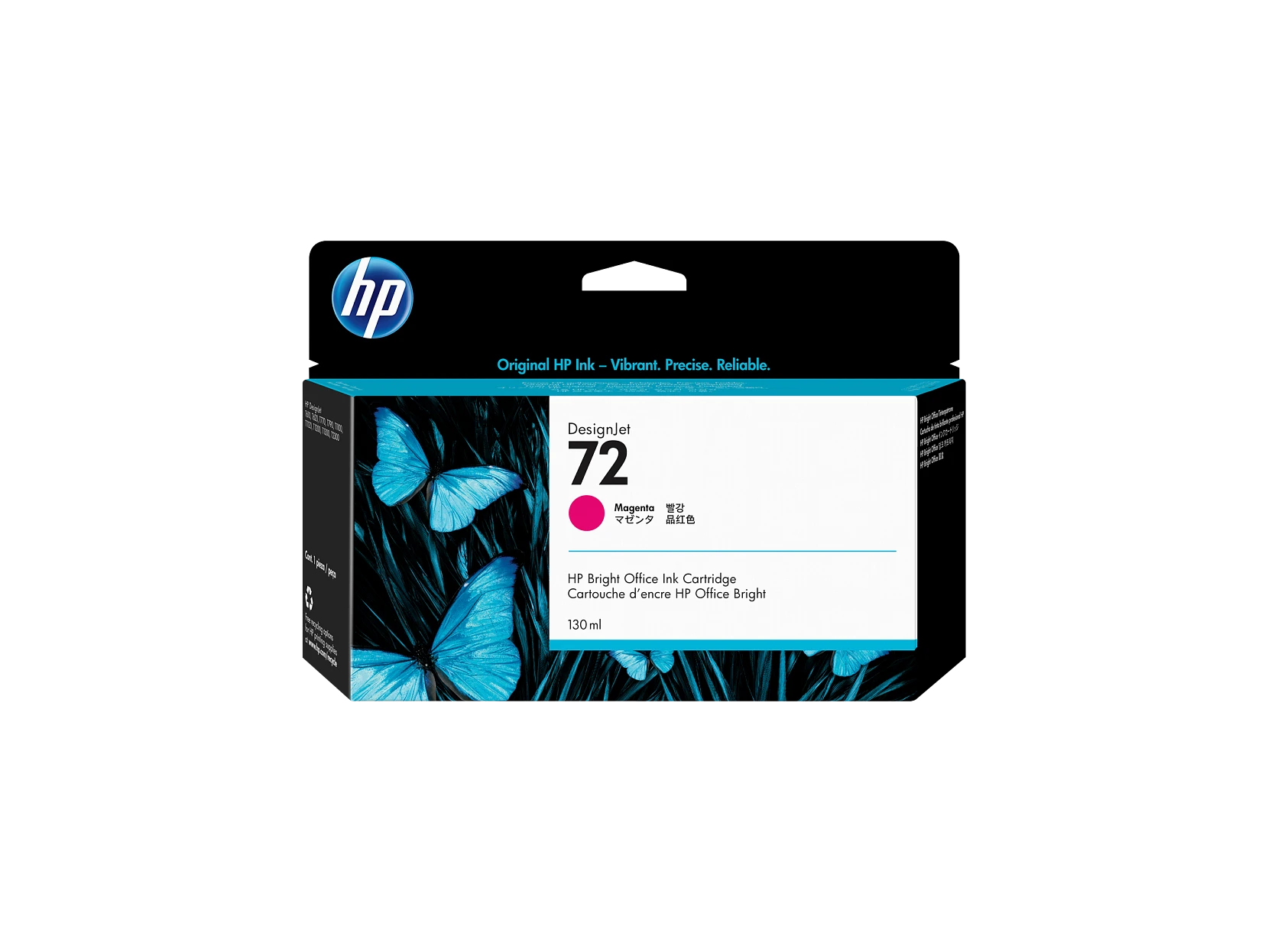 C9372A – HP Cartucho de tinta 72 magenta de 130 ml