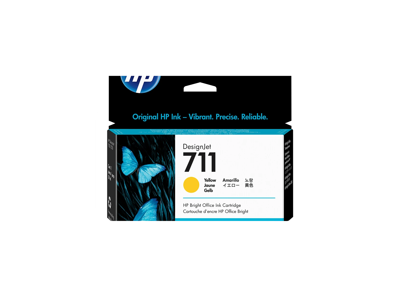 Cartucho de tinta DesignJet HP 711 amarillo de 29 ml