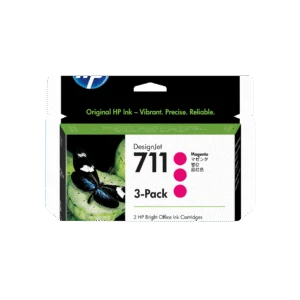 Pack de ahorro de 3 cartuchos de tinta DesignJet HP 711 magenta de 29 ml