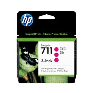 Pack de ahorro de 3 cartuchos de tinta DesignJet HP 711 magenta de 29 ml