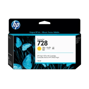 Cartucho de tinta DesignJet HP 728 amarillo de 130 ml