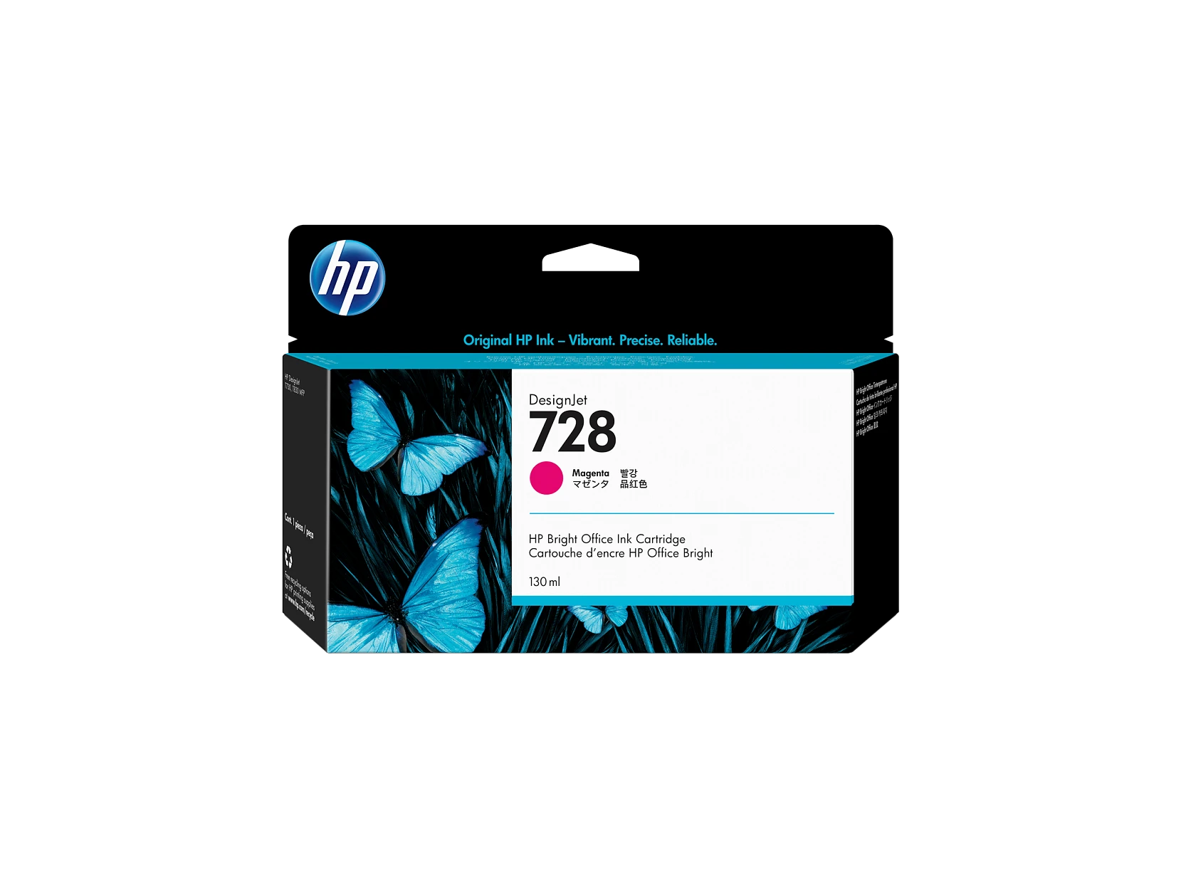 Cartucho de tinta DesignJet HP 728 magenta de 130 ml