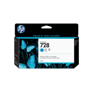 Cartucho de tinta DesignJet HP 728 cian de 130 ml