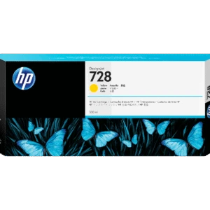 Cartucho de tinta DesignJet HP 728 amarillo de 300 ml