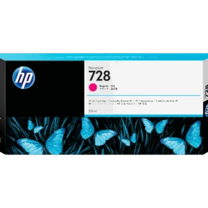 Cartucho de tinta DesignJet HP 728 magenta de 300 ml