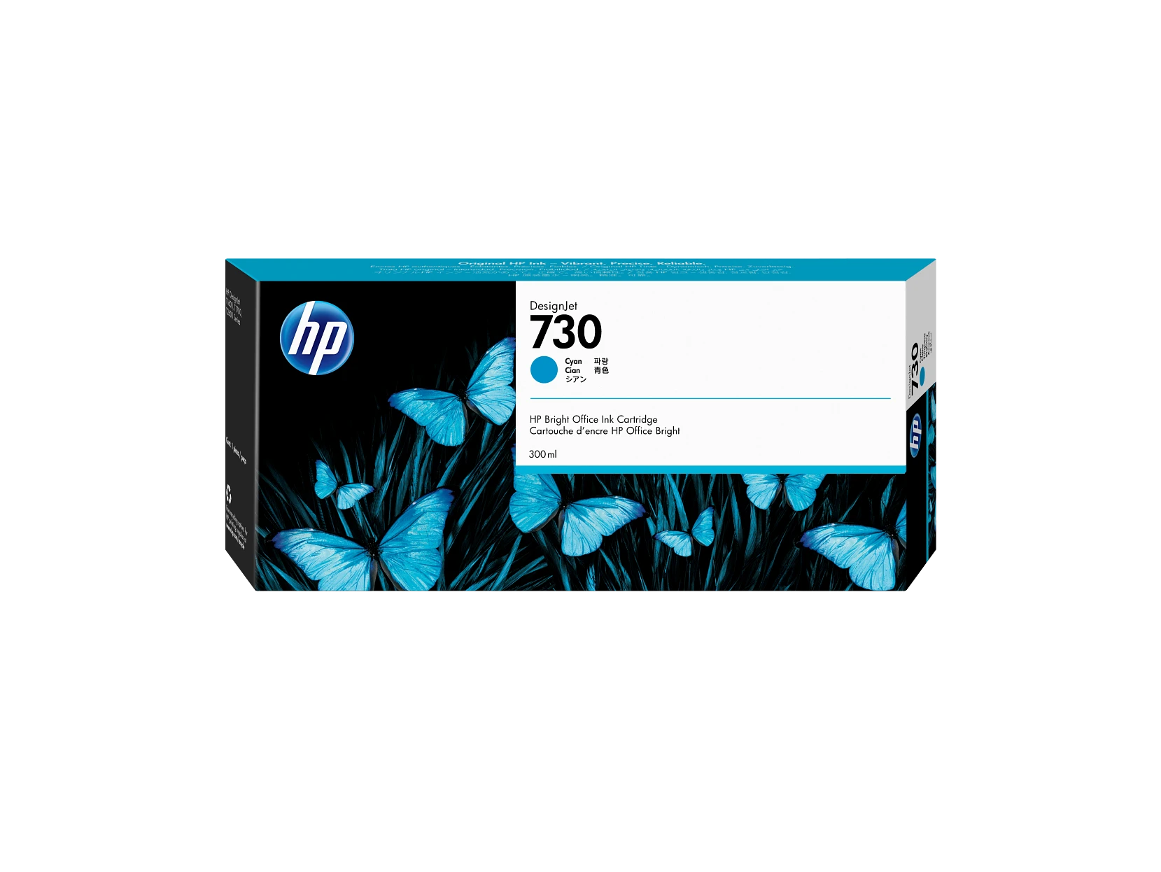 Cartucho de tinta HP DesignJet 730 cian de 300 ml