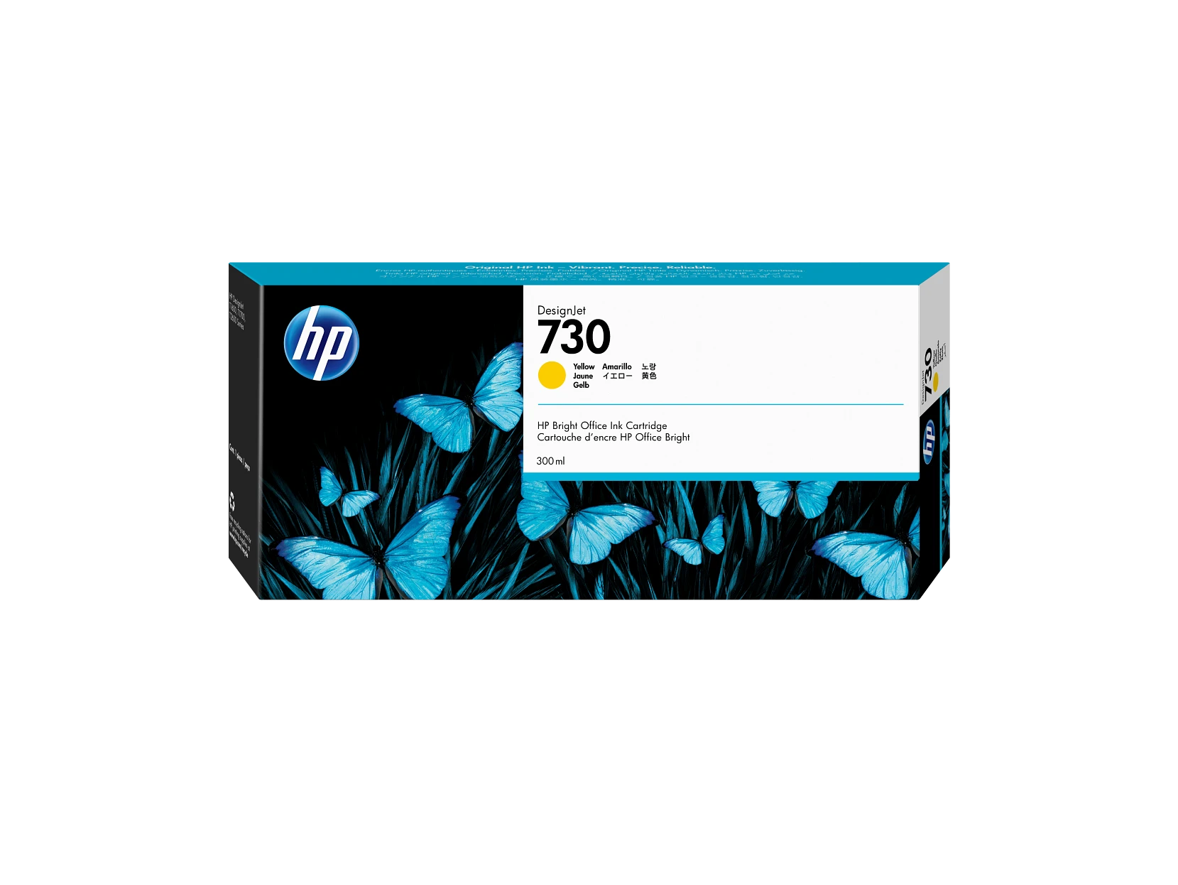 Cartucho de tinta HP DesignJet 730 amarillo de 300 ml