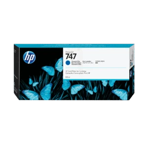 Cartucho de tinta azul cromática HP DesignJet 747 de 300 ml