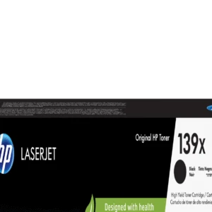Cartucho de Tóner Original HP LaserJet 139X negro de alta capacidad