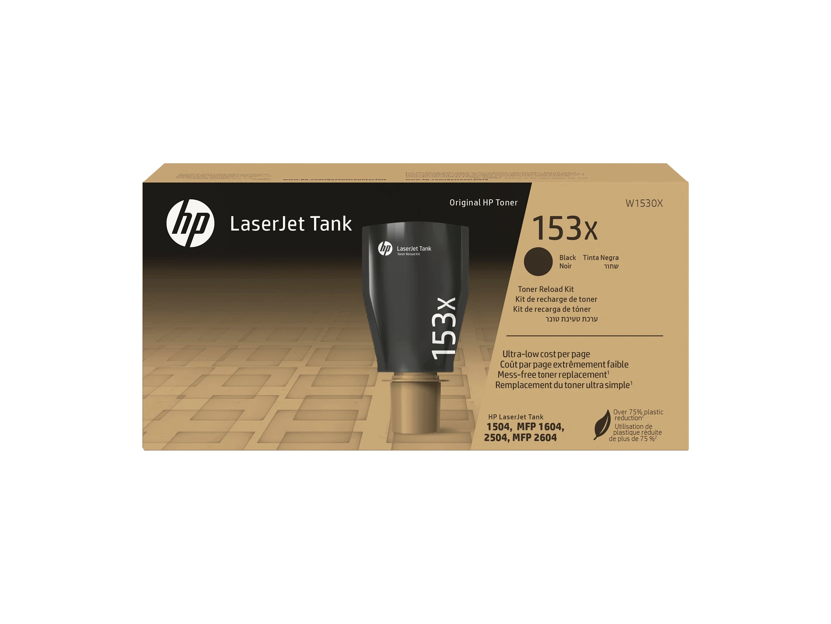 HP Kit de recarga de tóner Original 153X LaserJet Tank negro