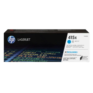 Cartucho de tóner Original HP LaserJet 415X cian de alta capacidad
