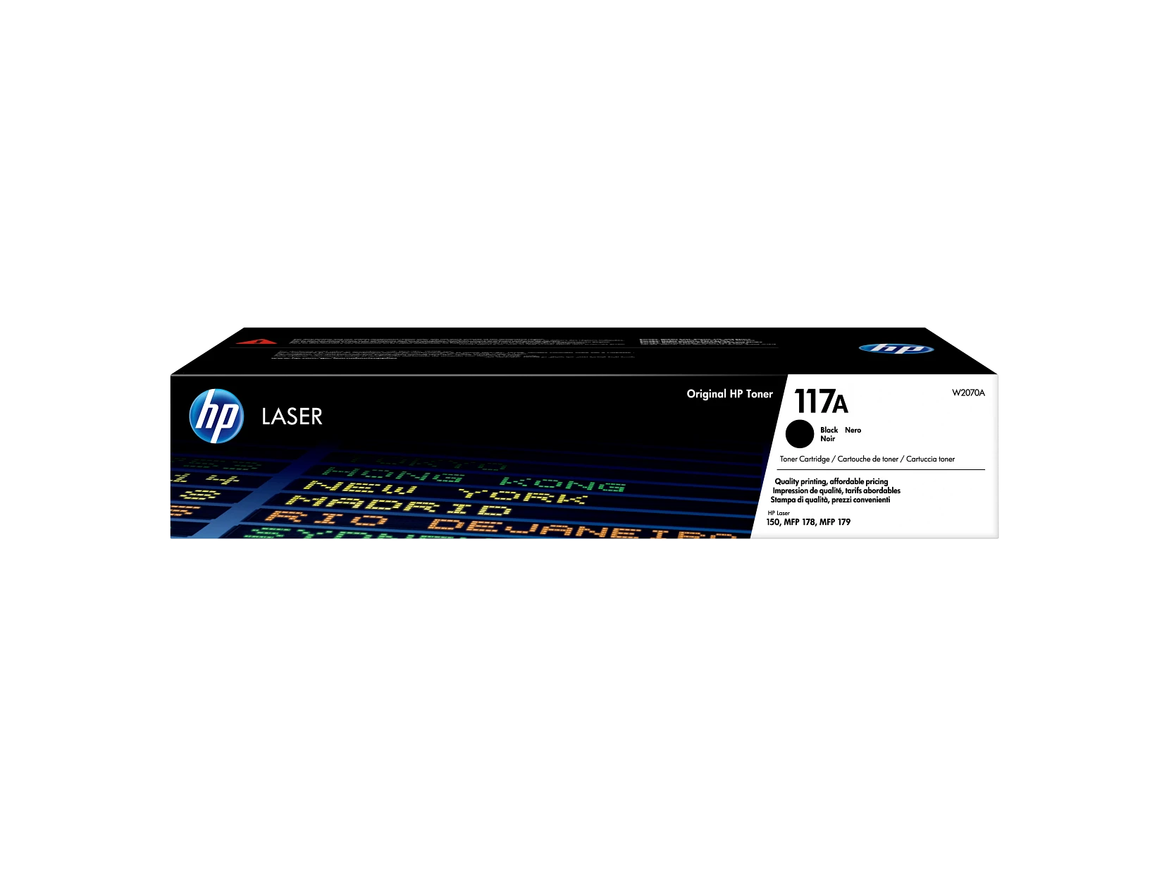 Cartucho de tóner Original HP Laser 117A negro