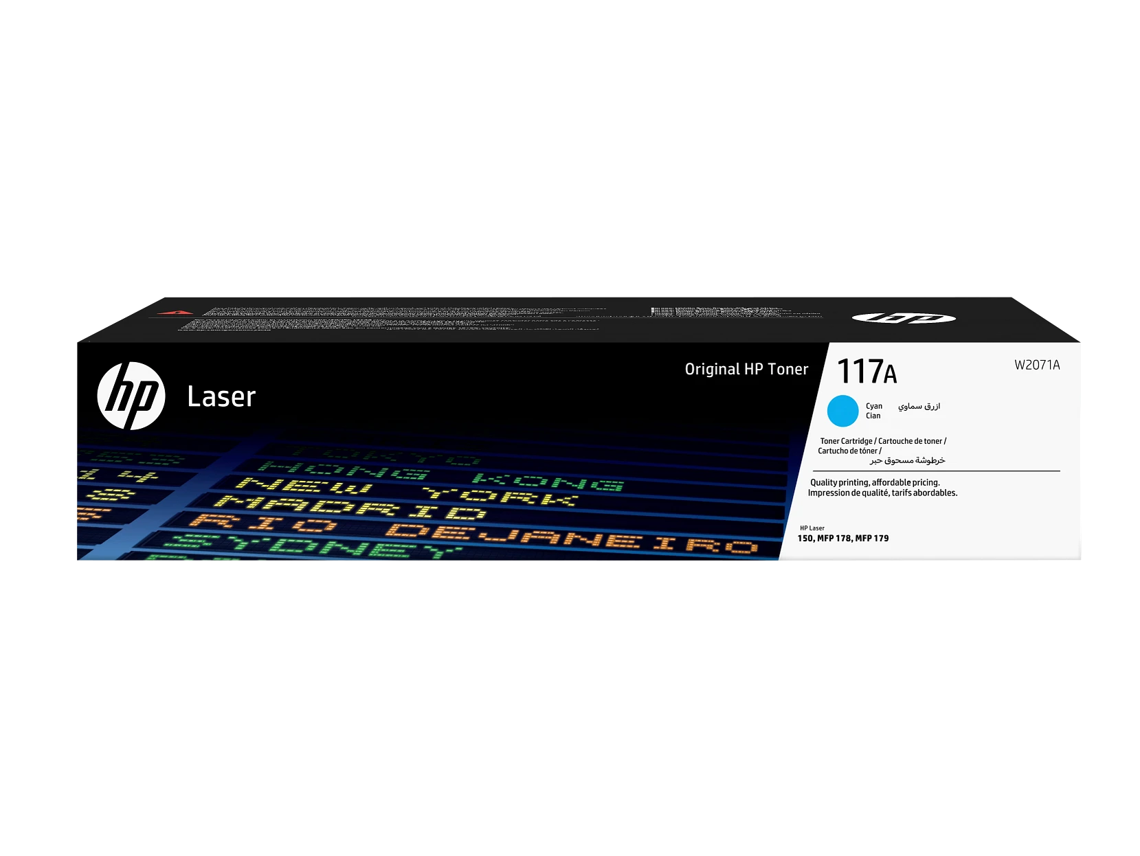 Cartucho de tóner Original HP Laser 117A cian