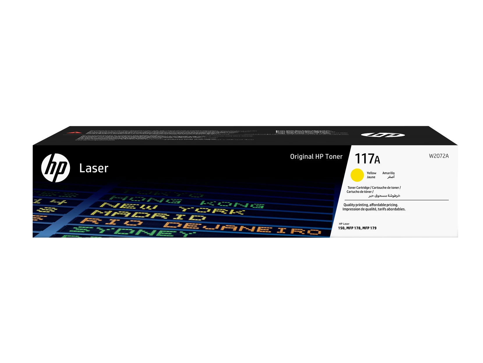 Cartucho de tóner Original HP Laser 117A amarillo
