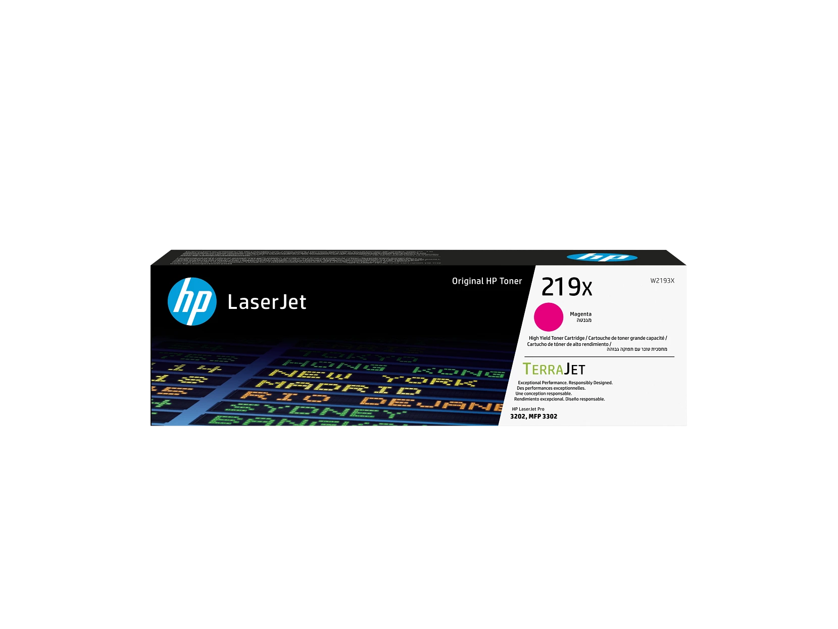 Cartucho de Tóner Original HP LaserJet 219X de alta capacidad magenta
