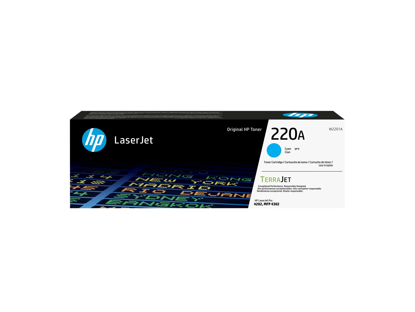Cartucho de tóner Original HP LaserJet 220A cian