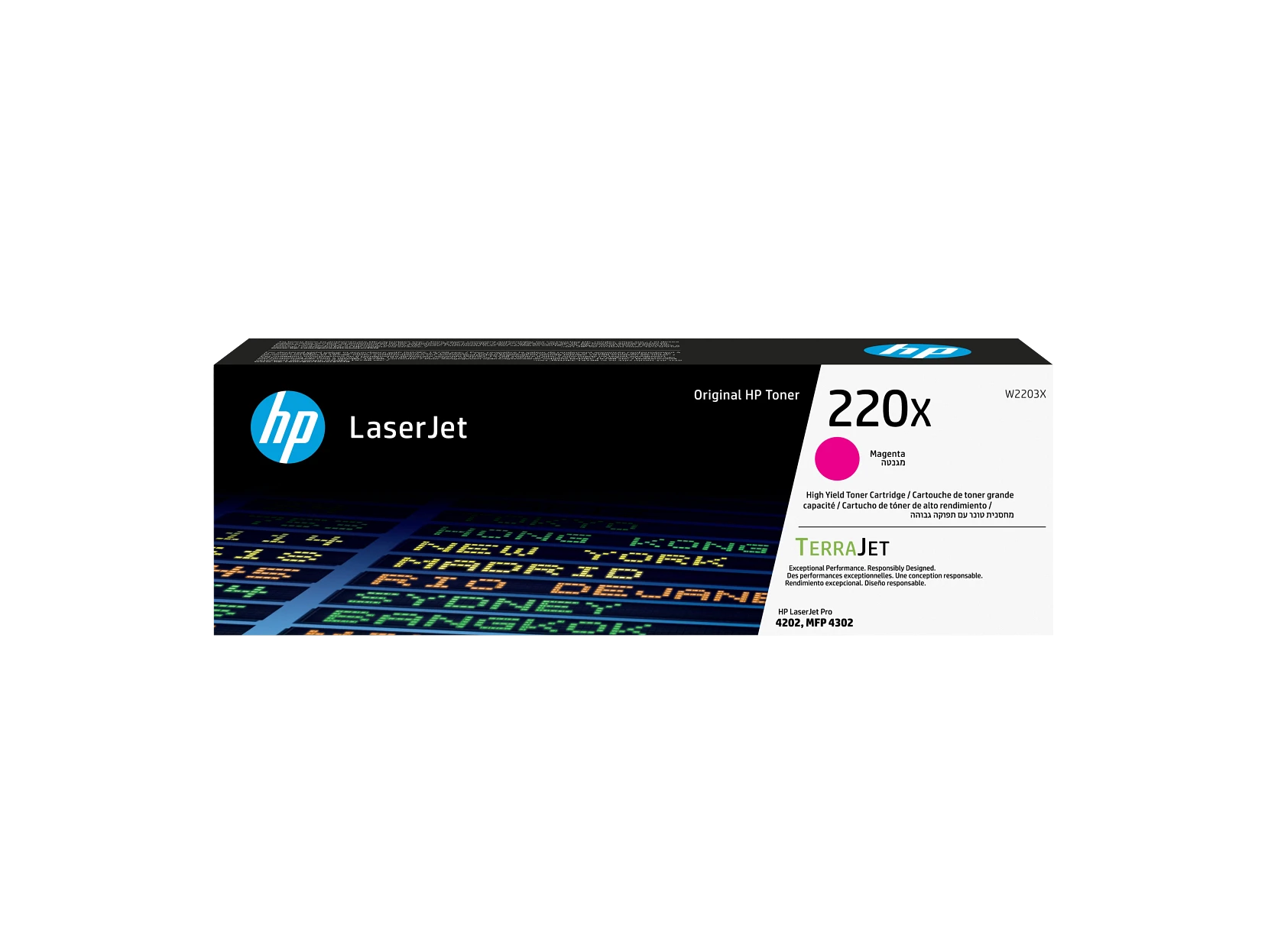 Cartucho de tóner Original HP LaserJet 220X magenta