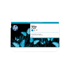 Cartucho de tinta DesignJet 727 cian de 300 ml