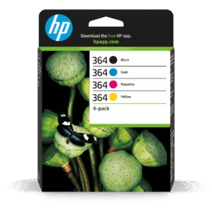Pack 4 Cartuchos de Tinta Original HP 364 (Negro/Cian/Magenta/Amarillo)