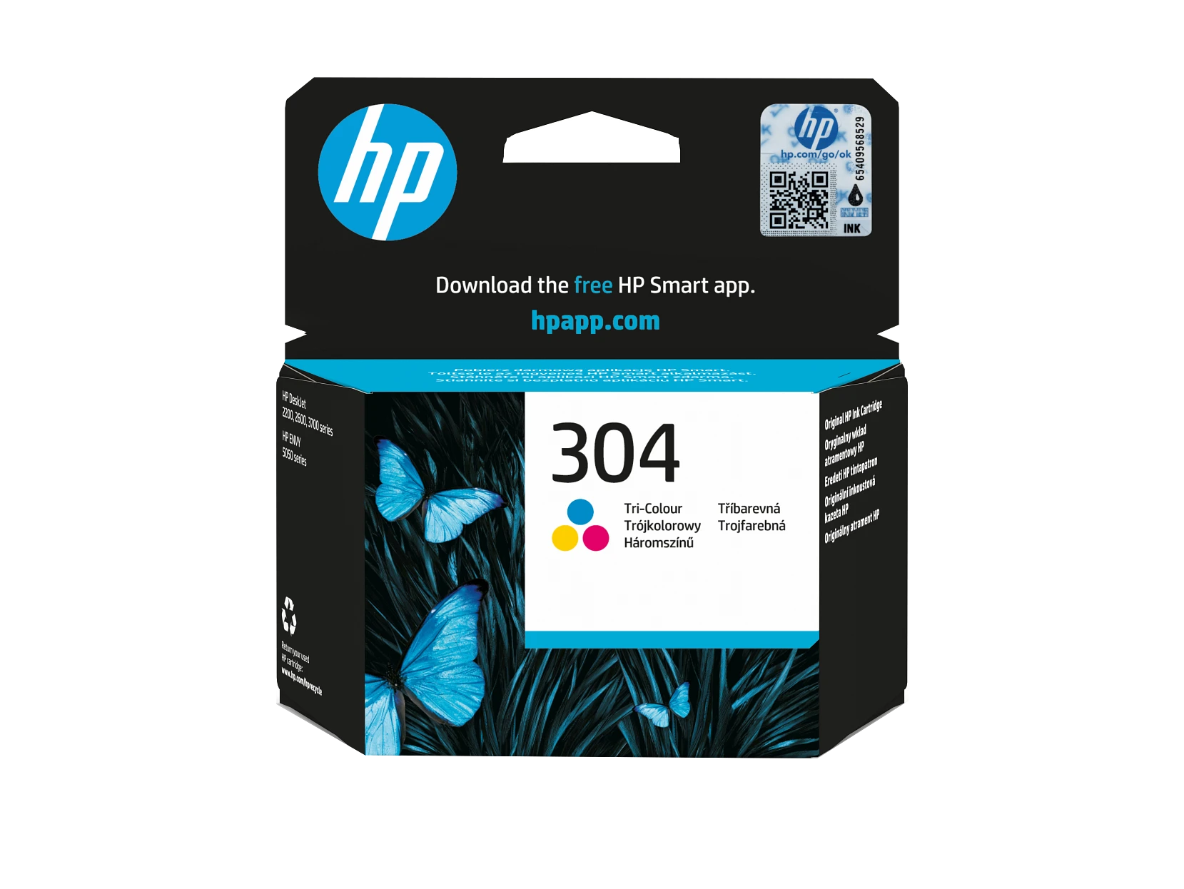 Cartucho de Tinta Original HP 304 Tricolor