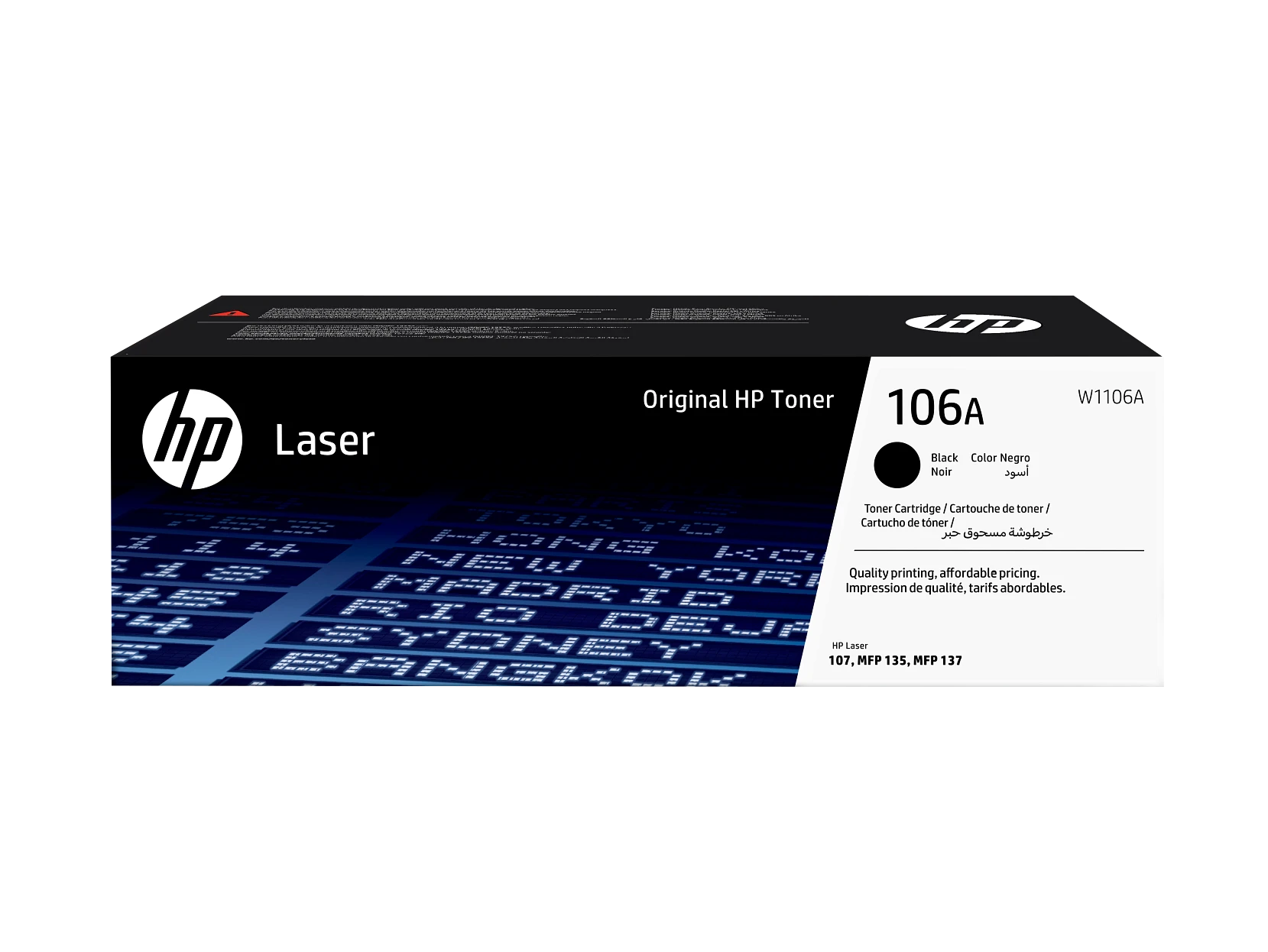 Cartucho de Toner Original HP 106A Negro
